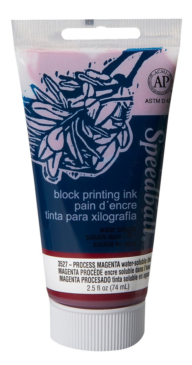Speedball Water-Soluble Block Printing Ink - Black, 16 oz