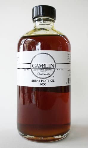 Gamblin Burnt Plate Oil 8oz