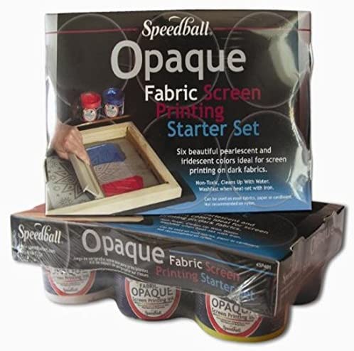 Speedball Opaque Fabric Screen Printing Starter Set