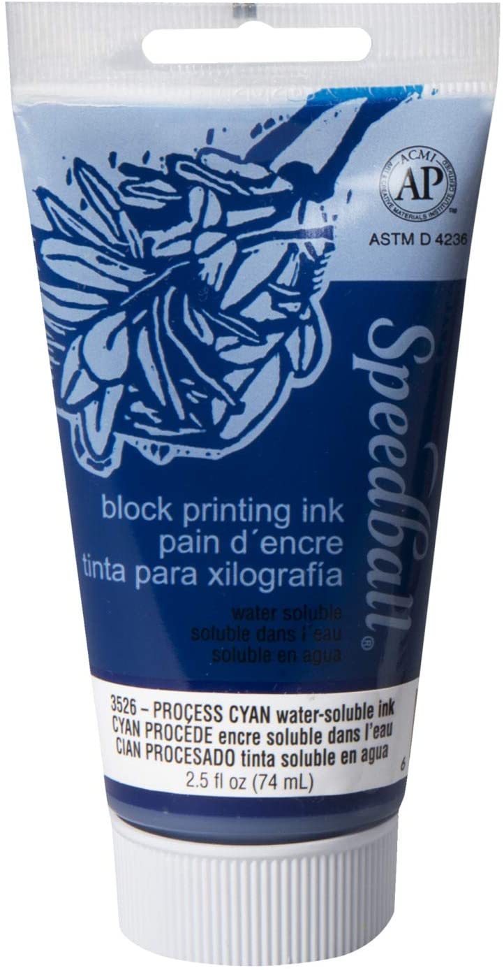 Speedball Water-Soluble Block Printing Ink, Platinum White, 2.5oz - The Art  Store/Commercial Art Supply