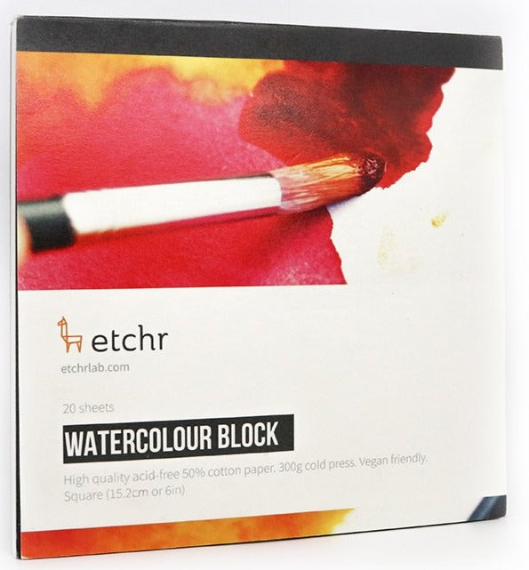 Etchr Cold Press Watercolour Block