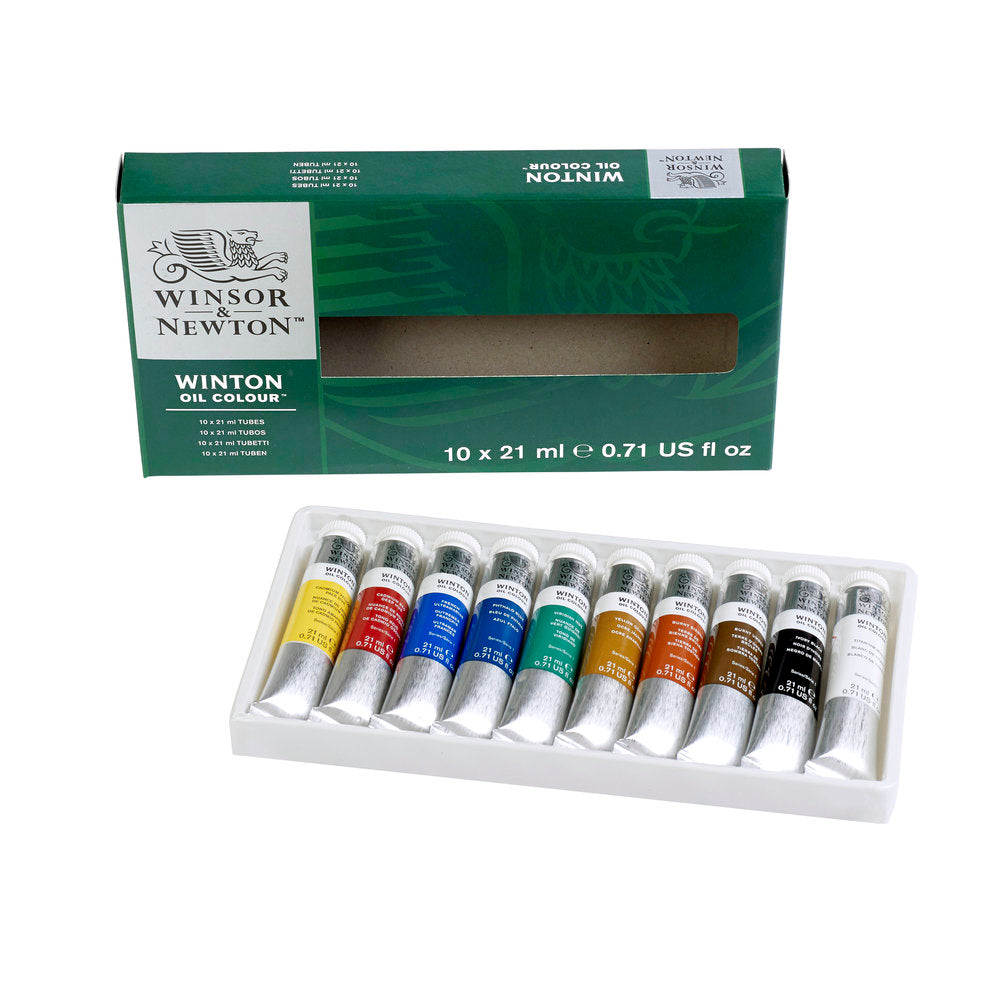 Winton Oil Colour 10x21ml Tube Set