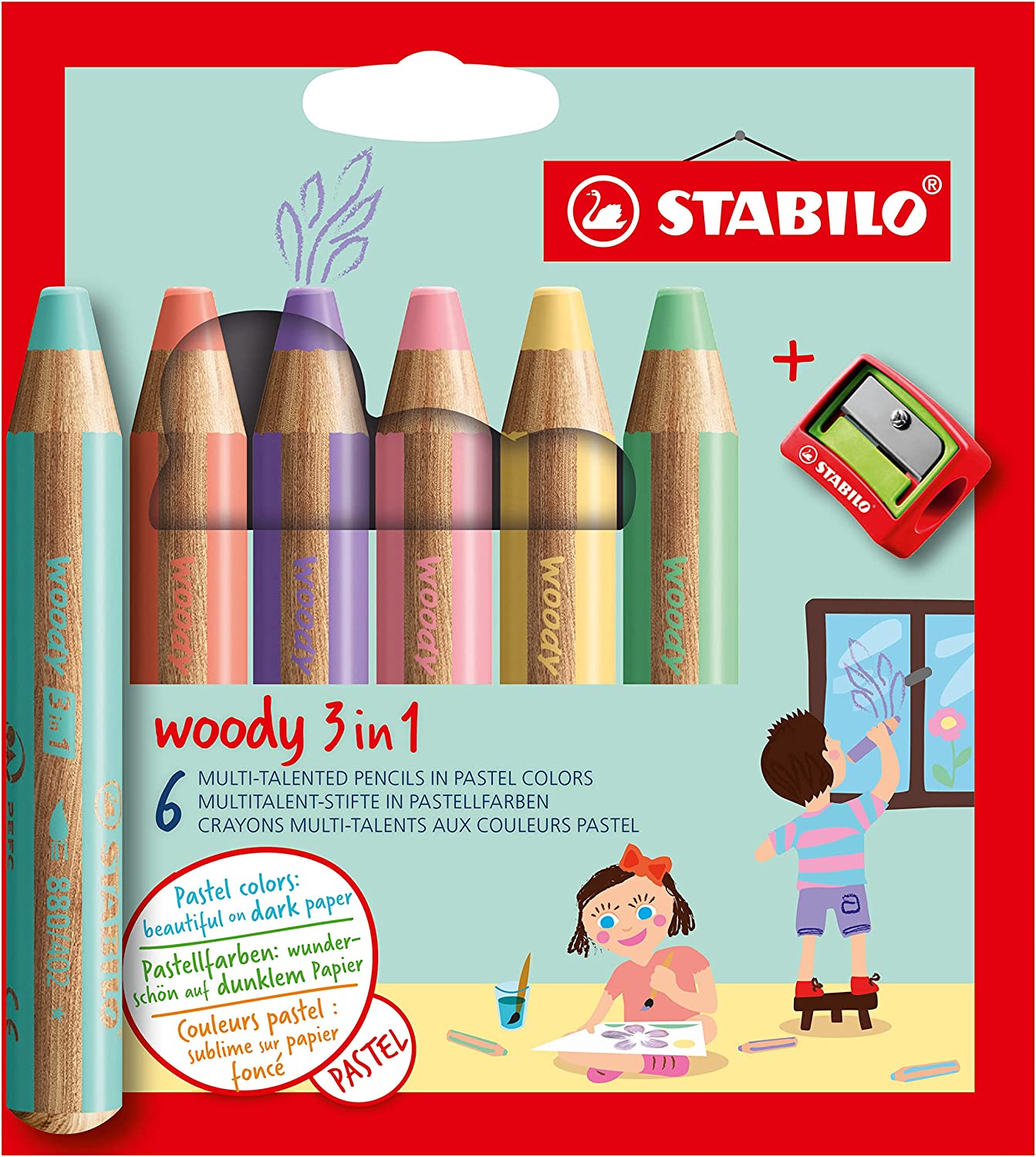 Stabilo Woody 3 in 1 Colored Pencil Sets