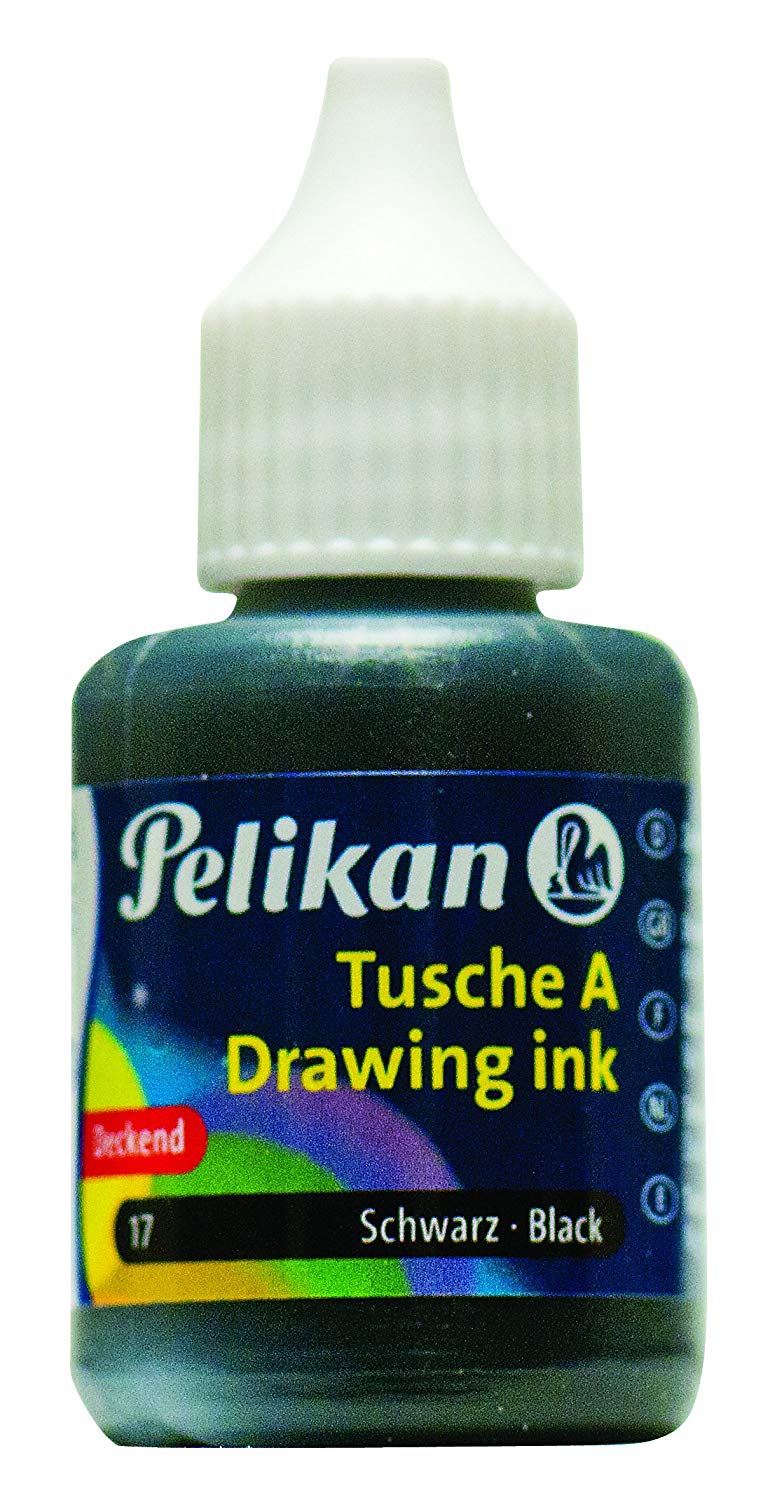 Pelikan Drawing Ink Black 30ml - Wyndham Art Supplies