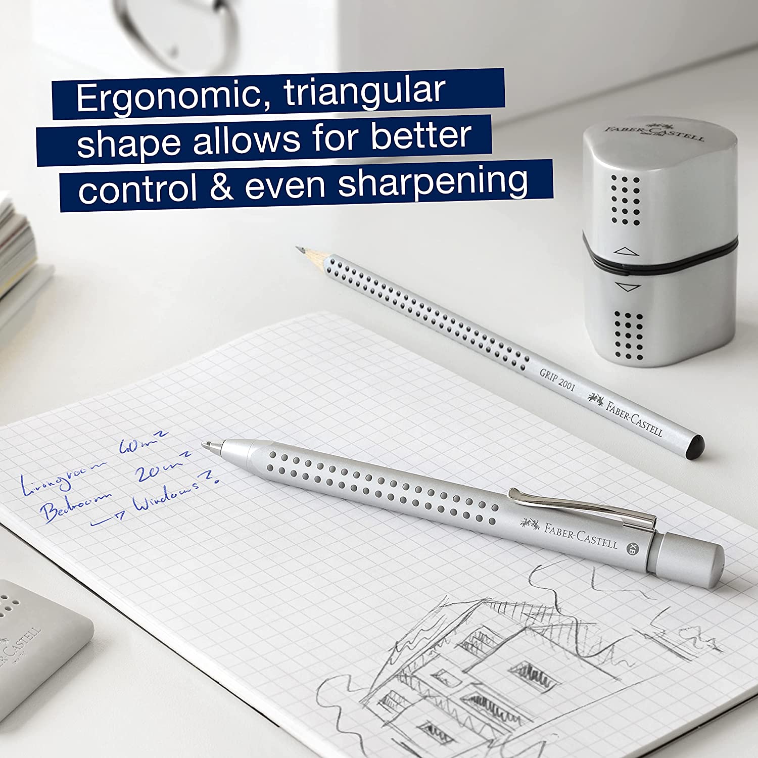 Faber-Castell Grip Trio Sharpener