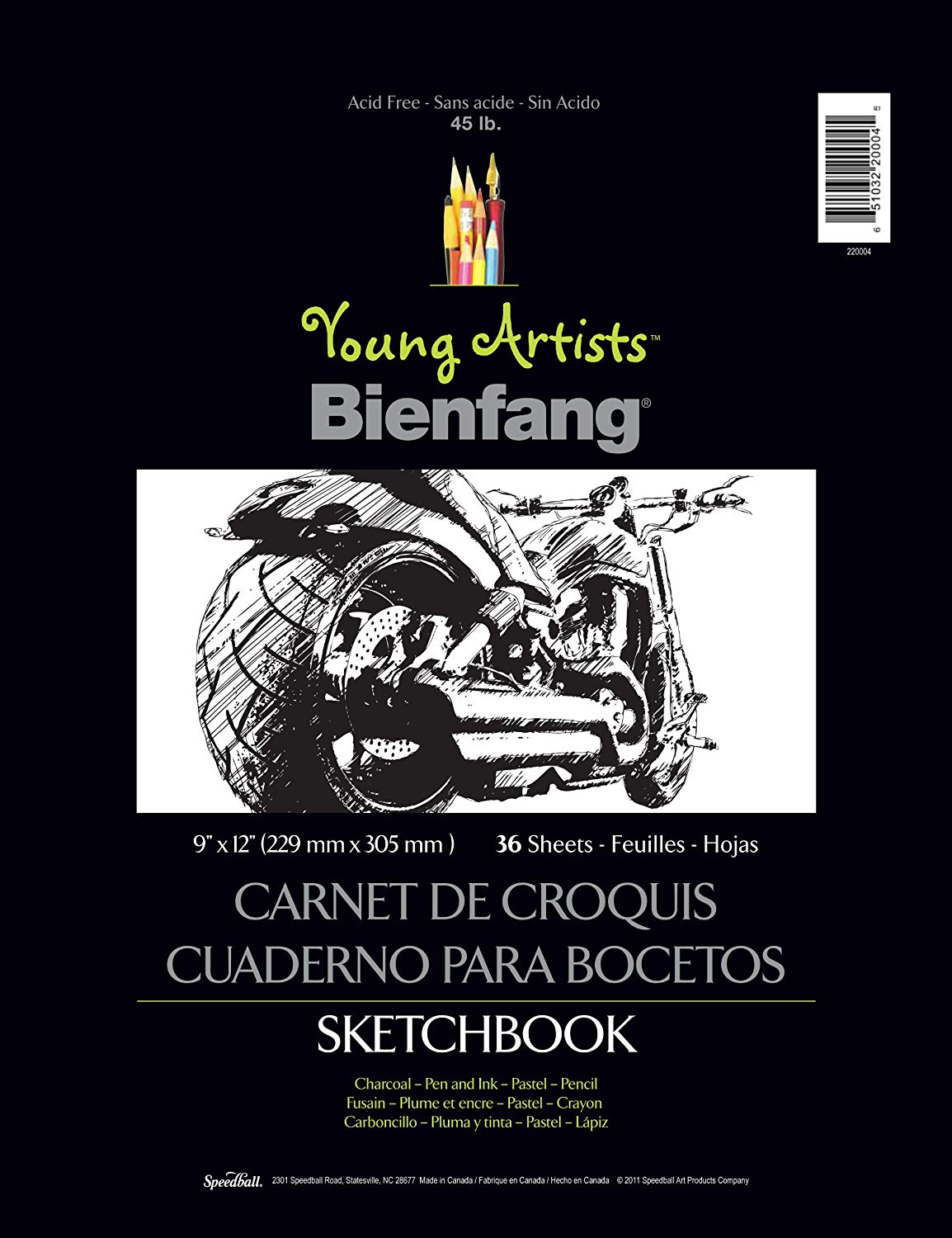 Bienfang YA Sketchbook 9x12 - Wyndham Art Supplies