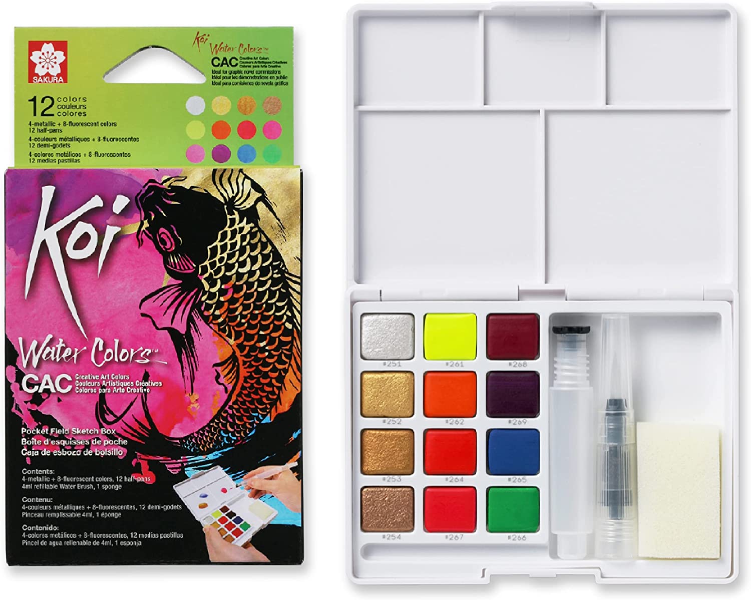 Sakura Koi Creative Art Colors Watercolor Sets