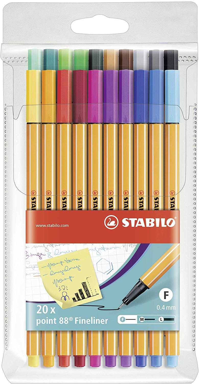 Stabilo Point 88 Fineliner Set - Wyndham Art Supplies