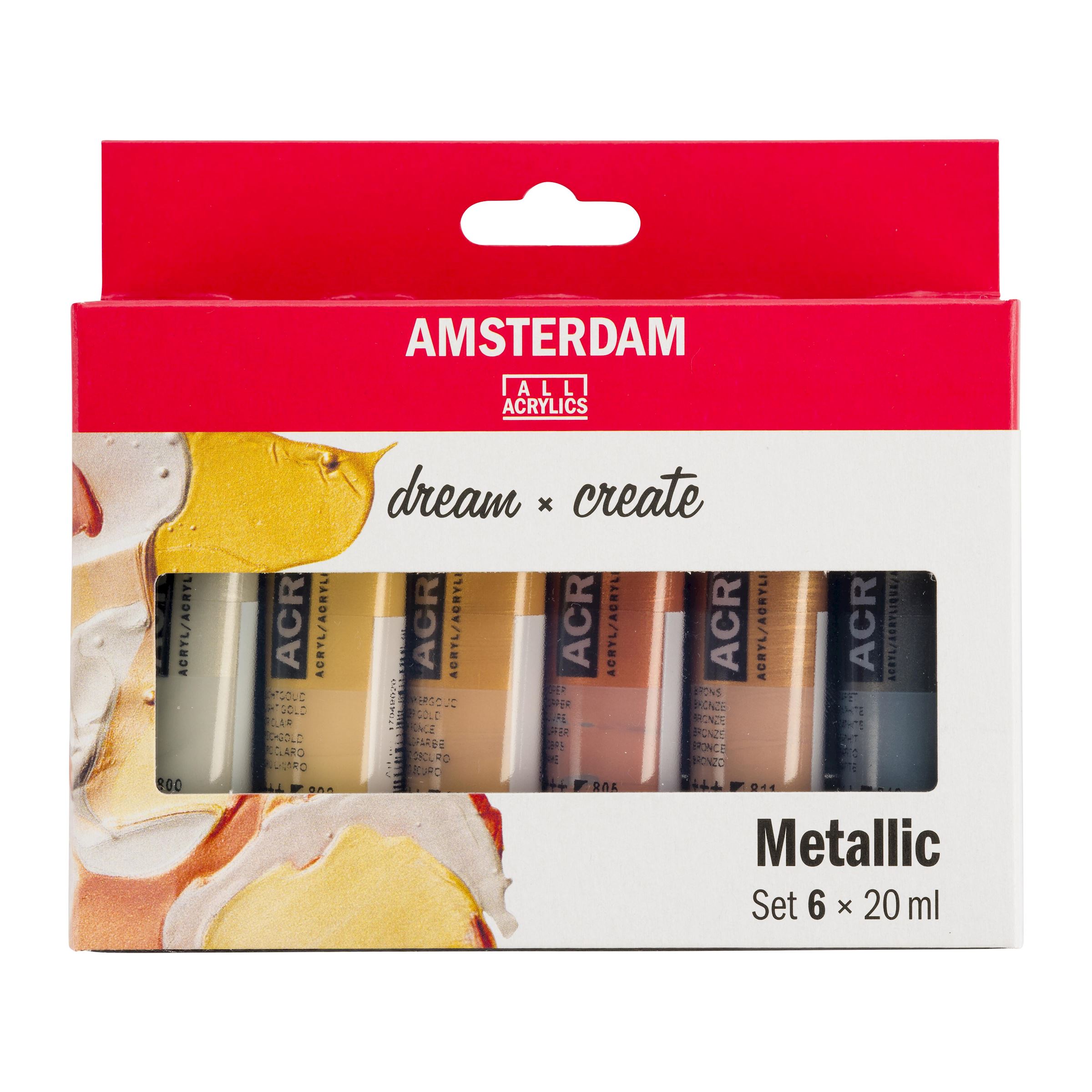 Amsterdam Metallic Set 6x20ml