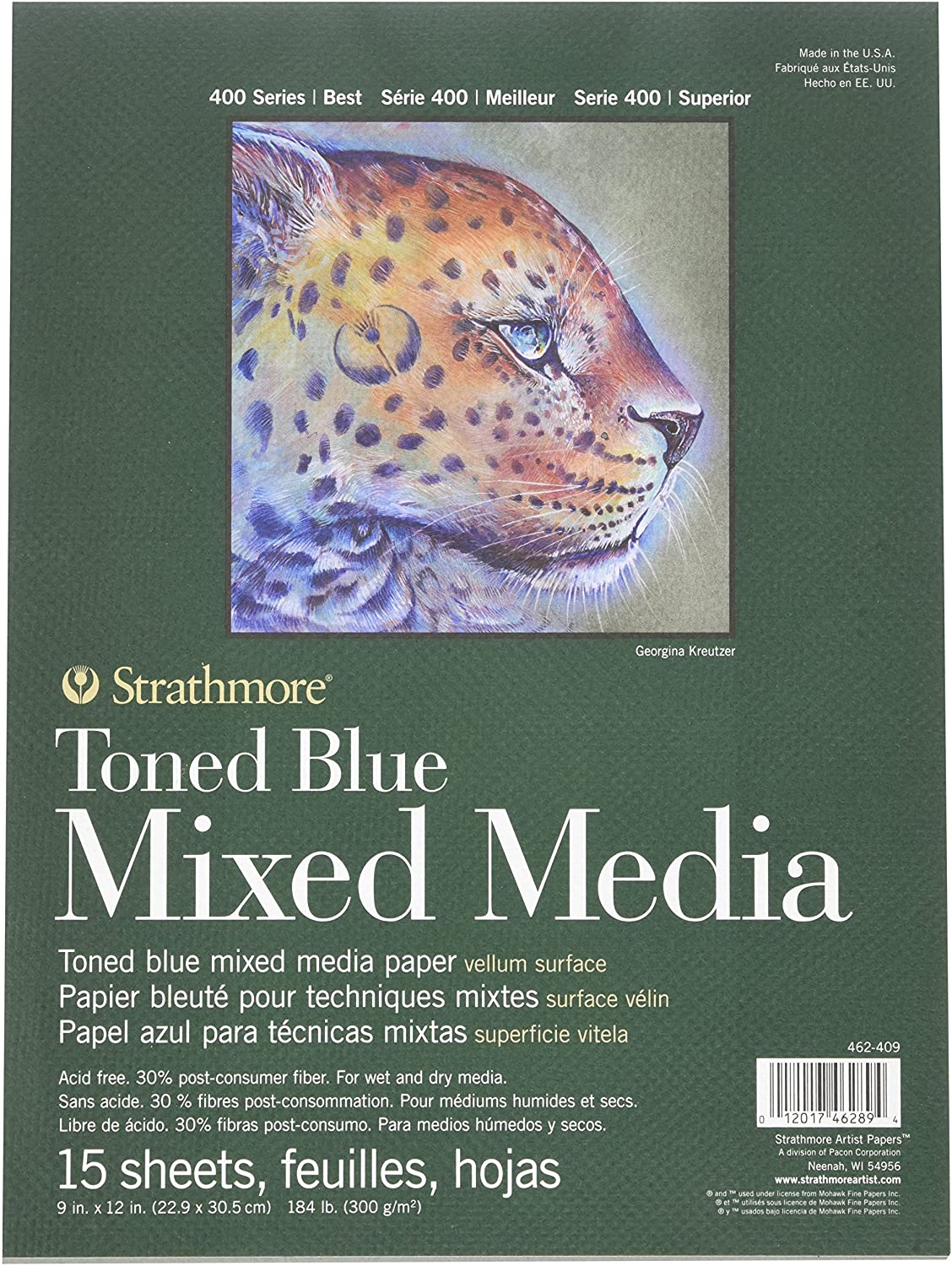 Strathmore Toned Pad - Blue 9x12 - Wyndham Art Supplies