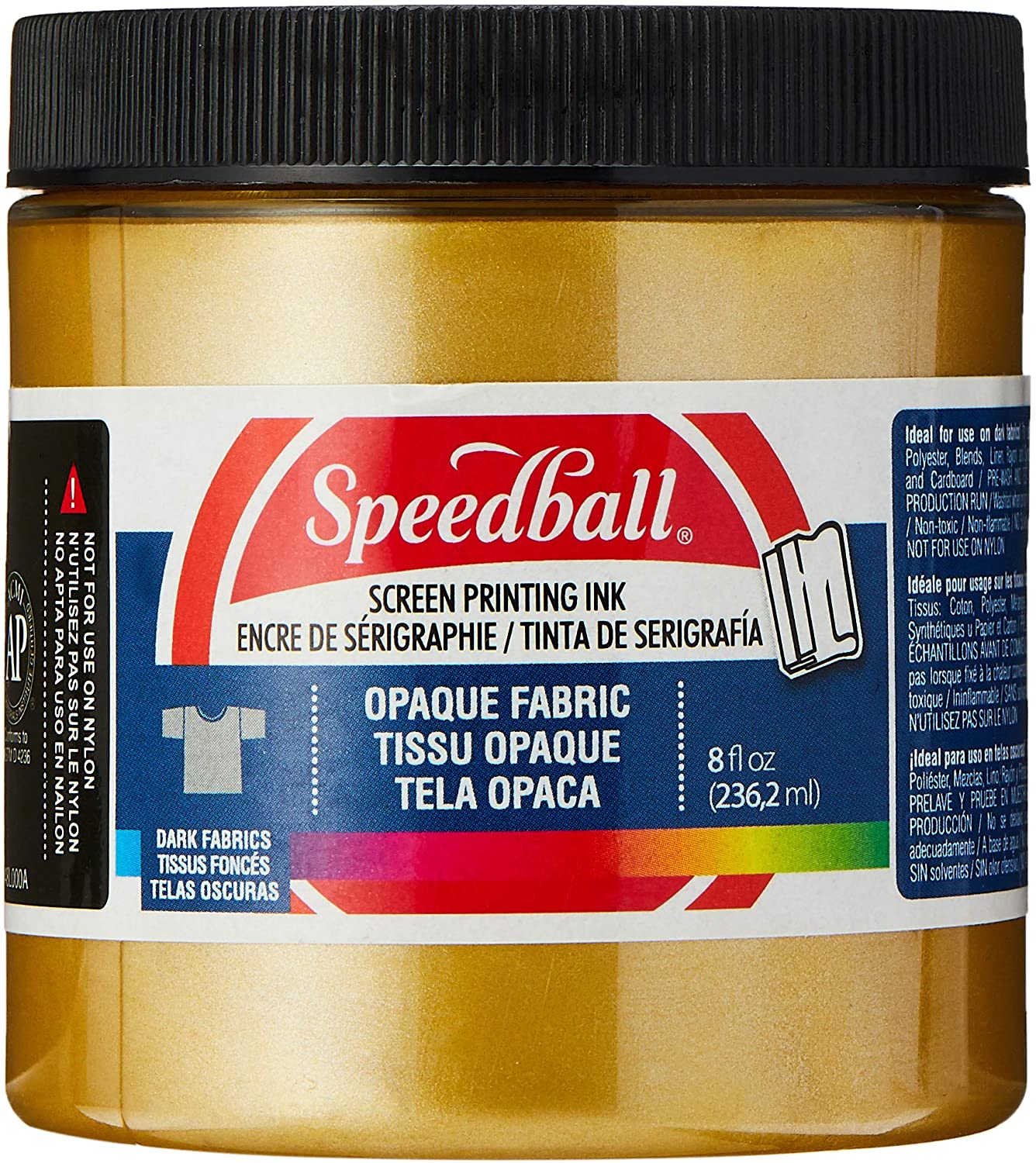 Speedball Fabric Screen Printing Ink 32 oz. - White - 20207292