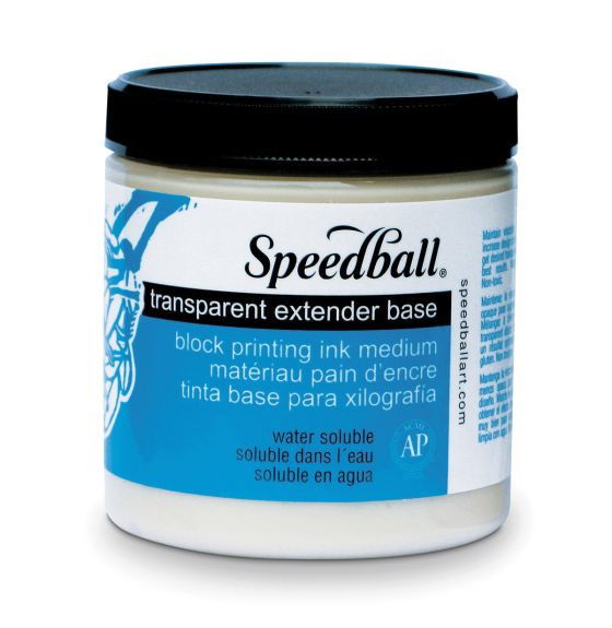 Speedball Block Printing Water Soluble Ink White 16 Oz. (3703