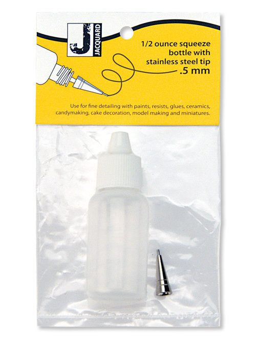 Squeeze Bottle with Metal Tip - Wyndham Art Supplies