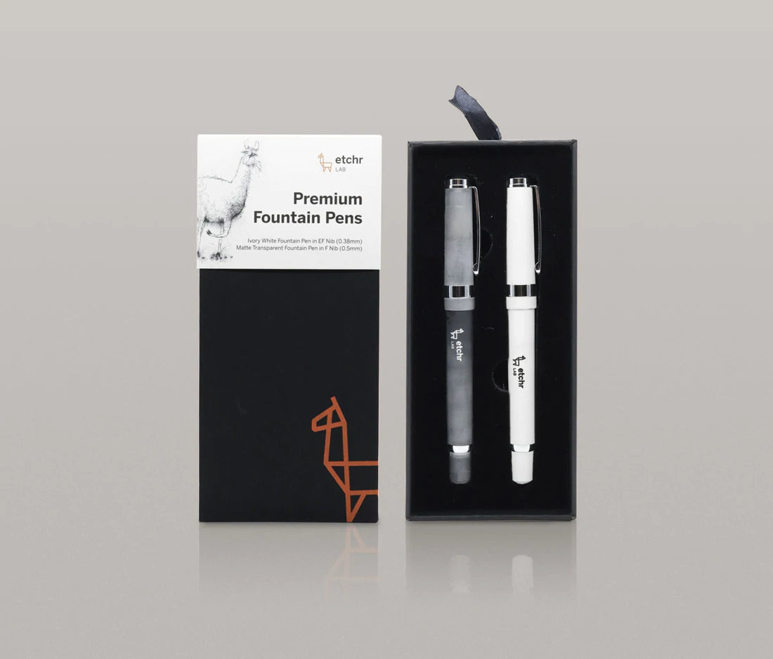 etchr Premium Fountain Pen: Set of 2