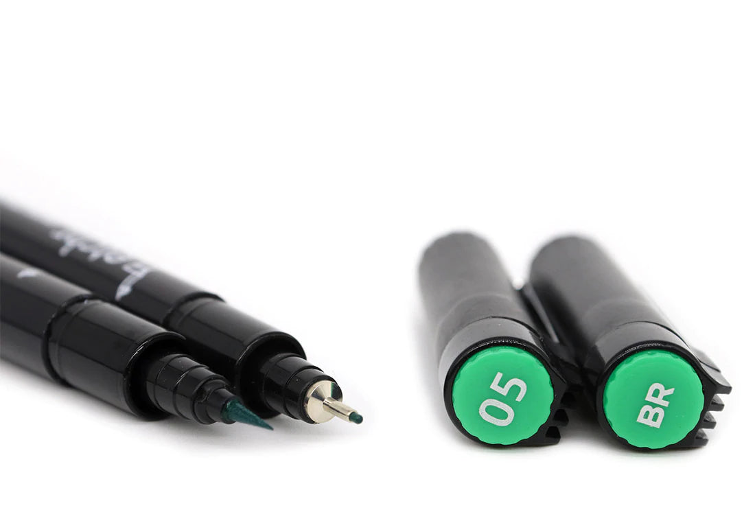 etchr Coloured Graphic Pen Collection: Set of 16