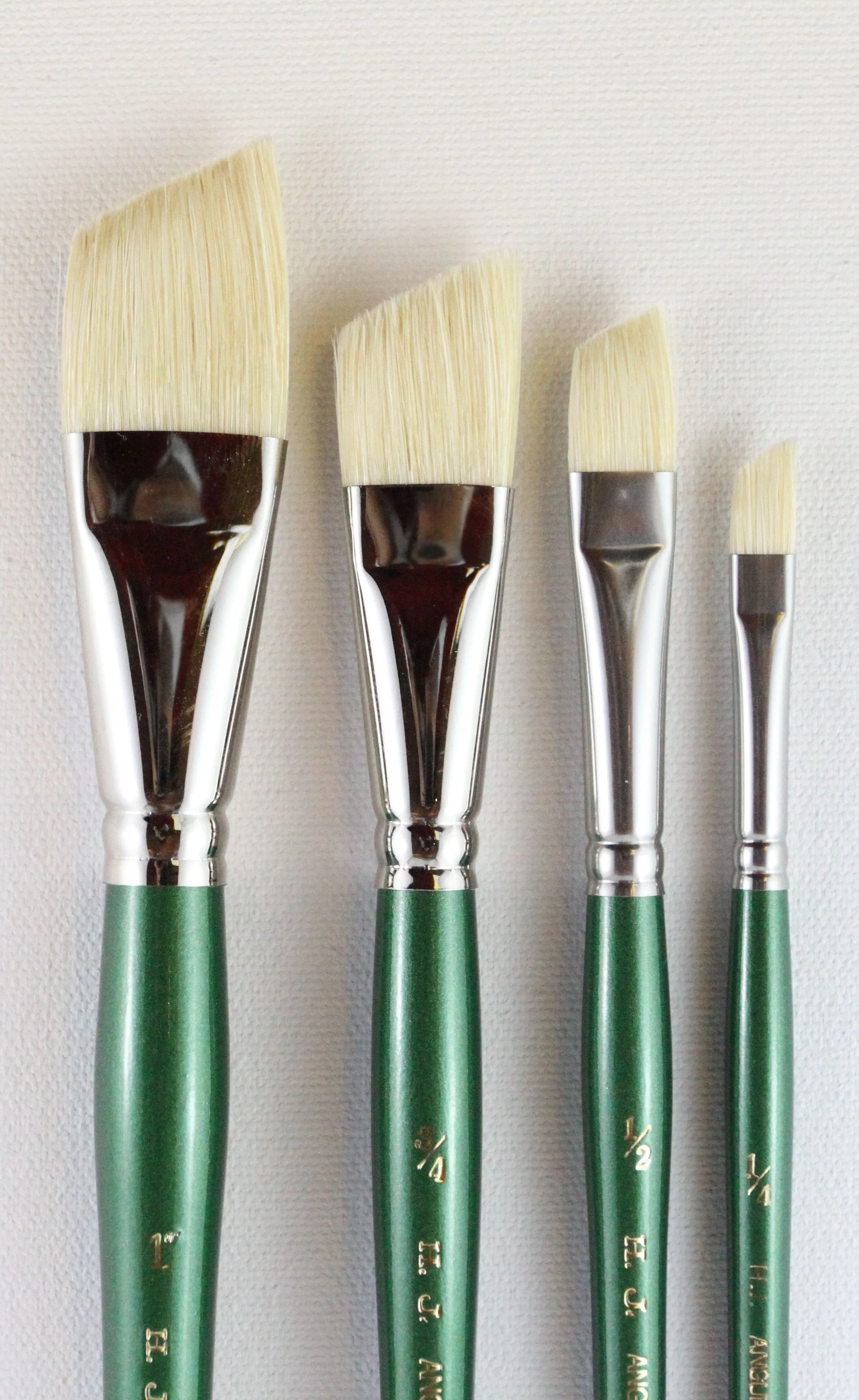 HJ Angular Bristle Brushes - Wyndham Art Supplies