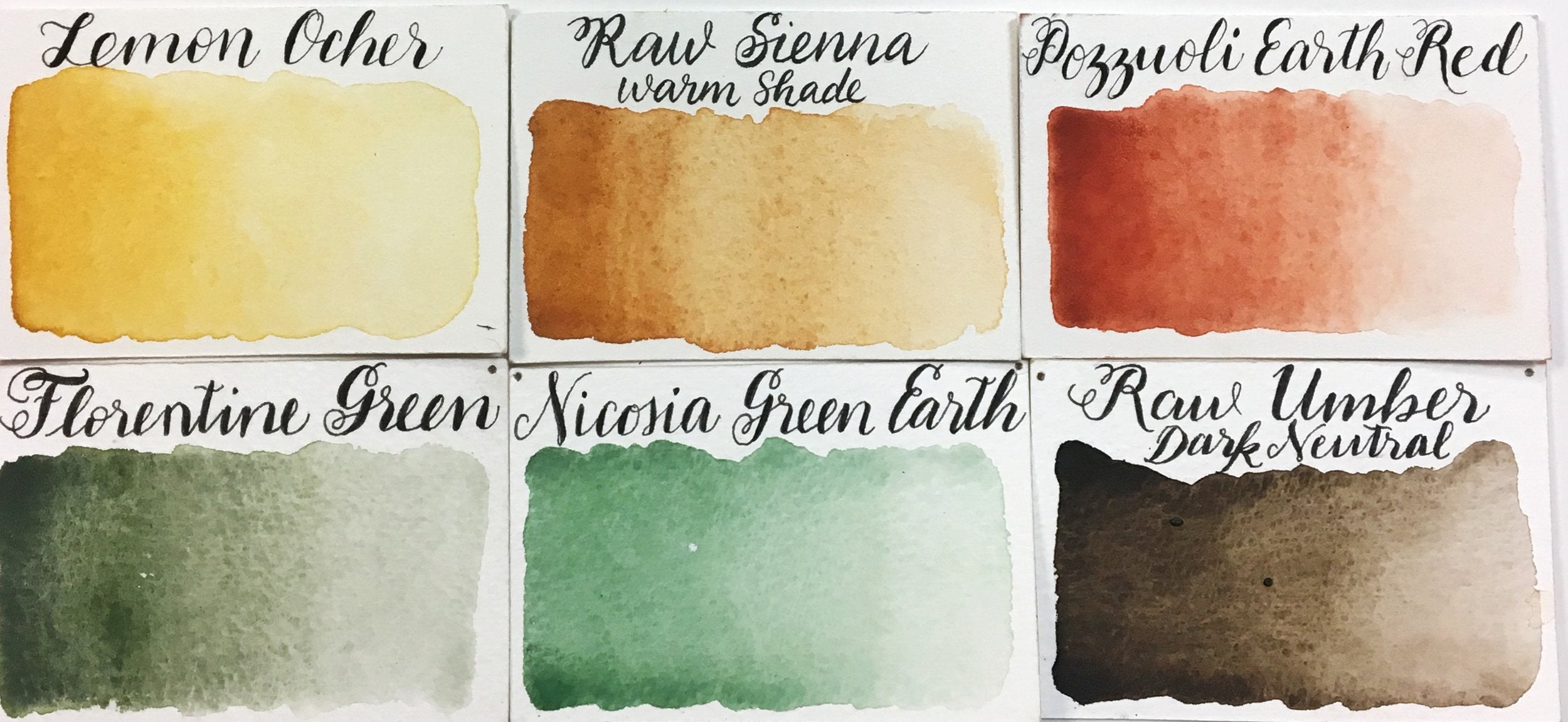 Stoneground Watercolour Paint - Historic Palette - 6 colours