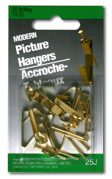Moore Modern Picture Hangers - Brass - Wyndham Art Supplies