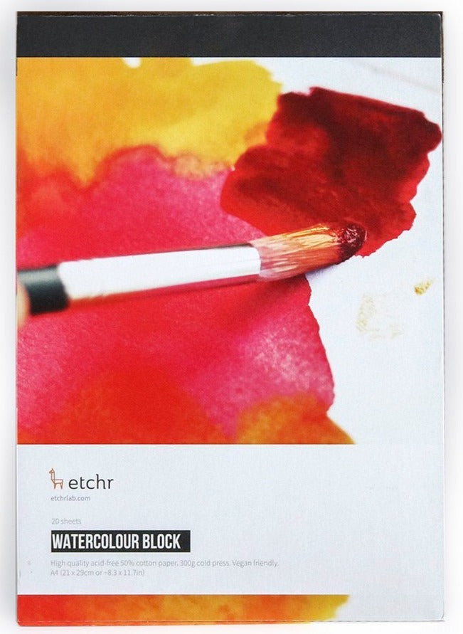 Etchr Cold Press Watercolour Block