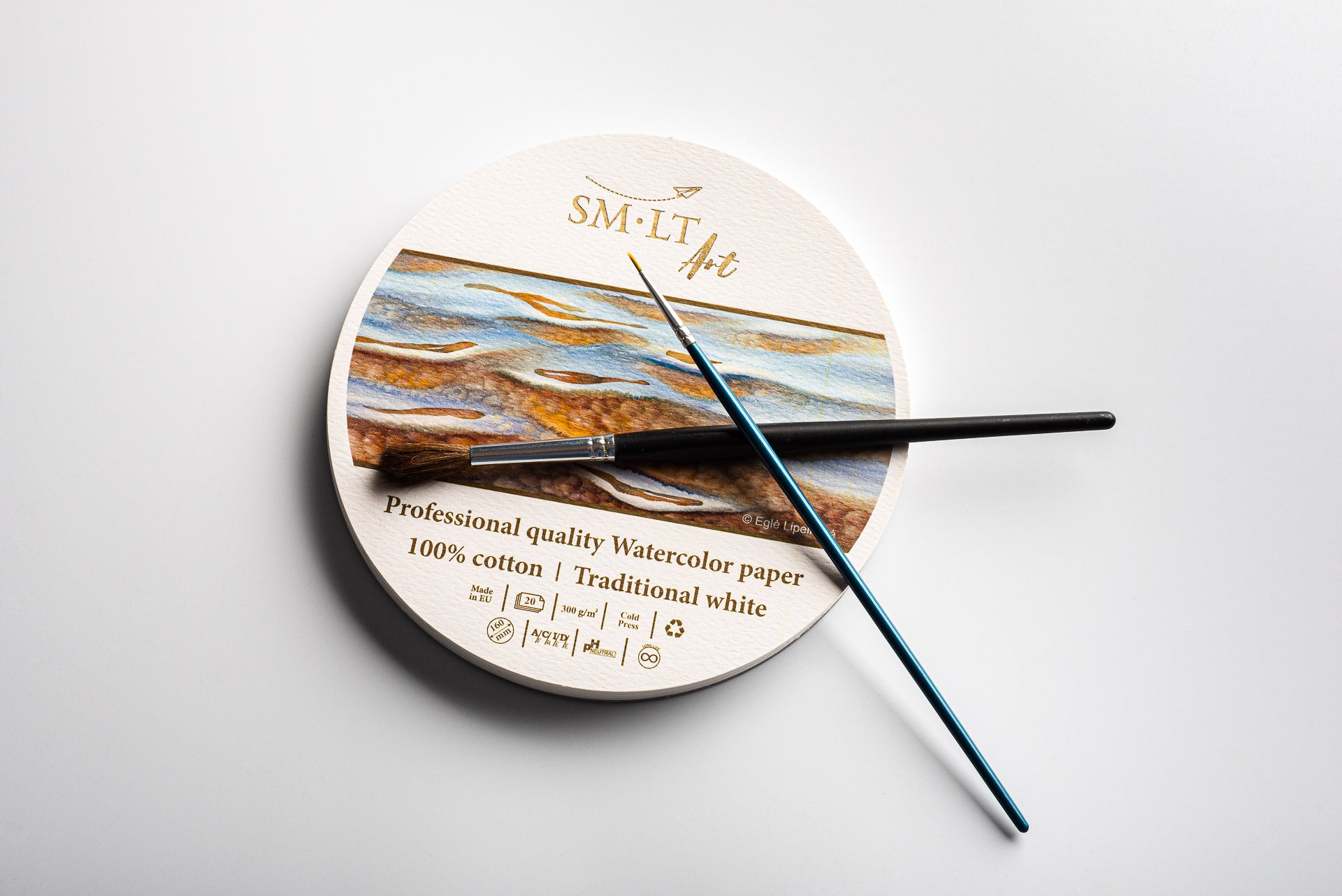 SMLT Round watercolour pad