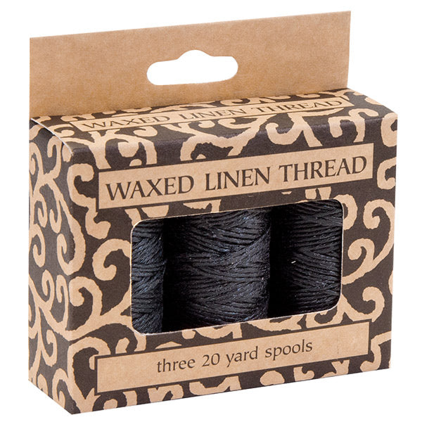 Waxed Linen Thread - 3 Pack