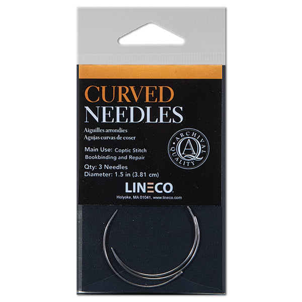 Lineco Binders Needle Curved (3pk) - Wyndham Art Supplies