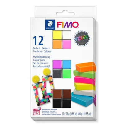 12-Pack FIMO Soft Polymer Clay - Brilliant