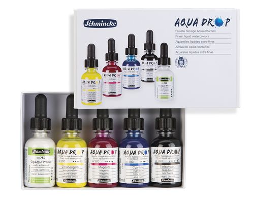 Schmincke Aqua Drop Liquid Watercolour Sets