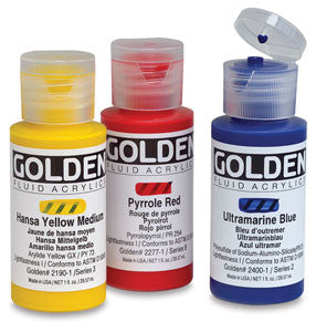 Golden Fluid Acrylics 1oz - Wyndham Art Supplies