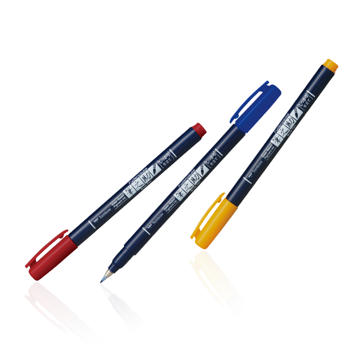 Tombow Fudenosuke Colour Pens - Wyndham Art Supplies