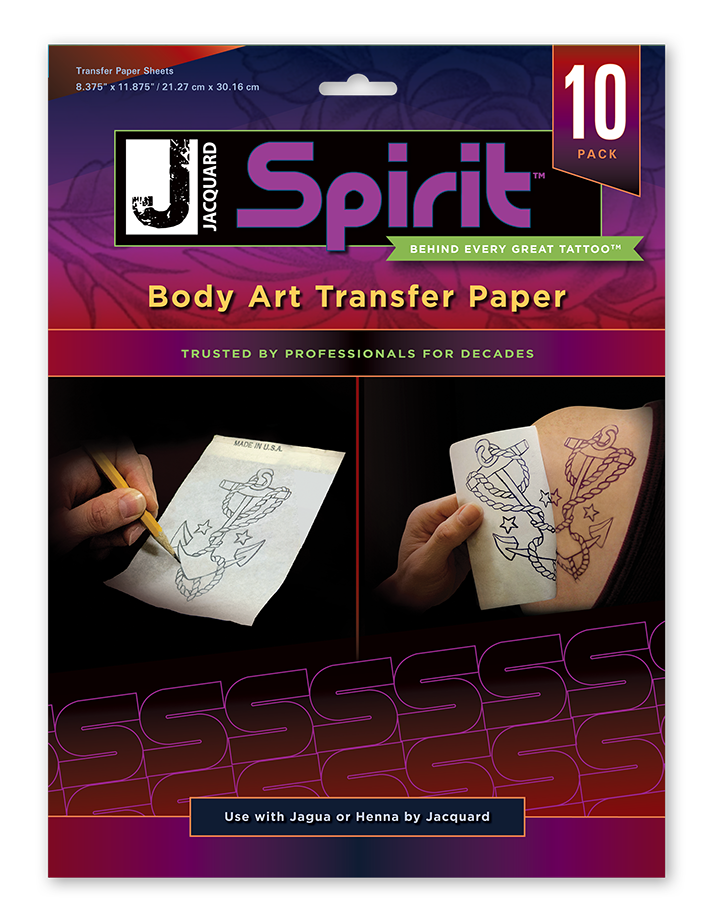 Jacquard Body Art Transfer Paper