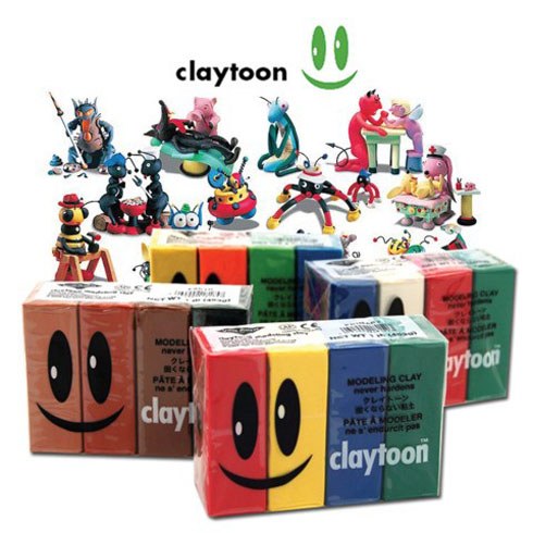 Claytoon Modelling Clay 4 pack - Wyndham Art Supplies