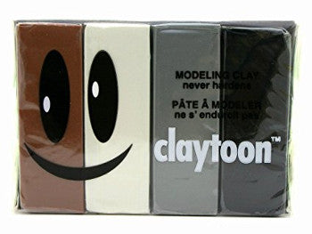 Claytoon Modelling Clay 4 pack - Wyndham Art Supplies