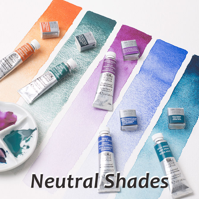 Winsor & Newton Professional Watercolours: Neutrals - Wyndham Art Supplies