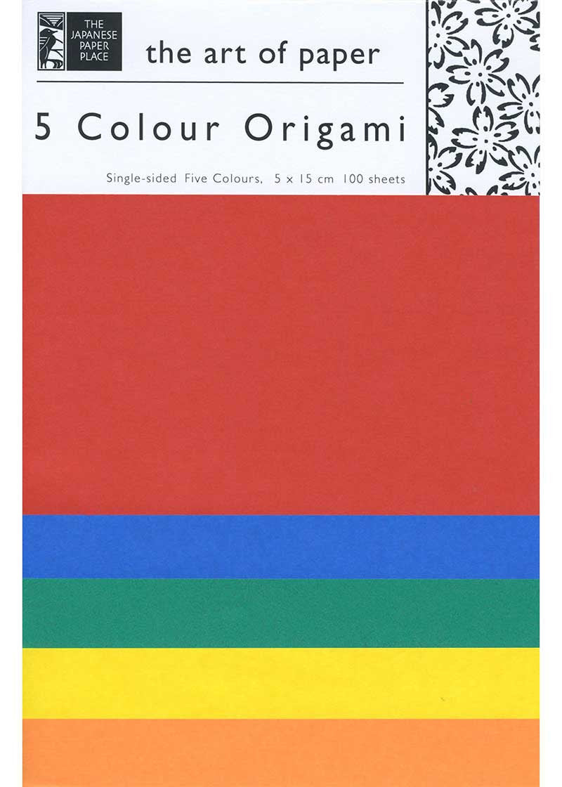 5 Colours Origami  6"- 100 Sheet
