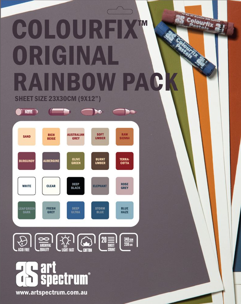 Colourfix Pastel Paper Packs - Wyndham Art Supplies