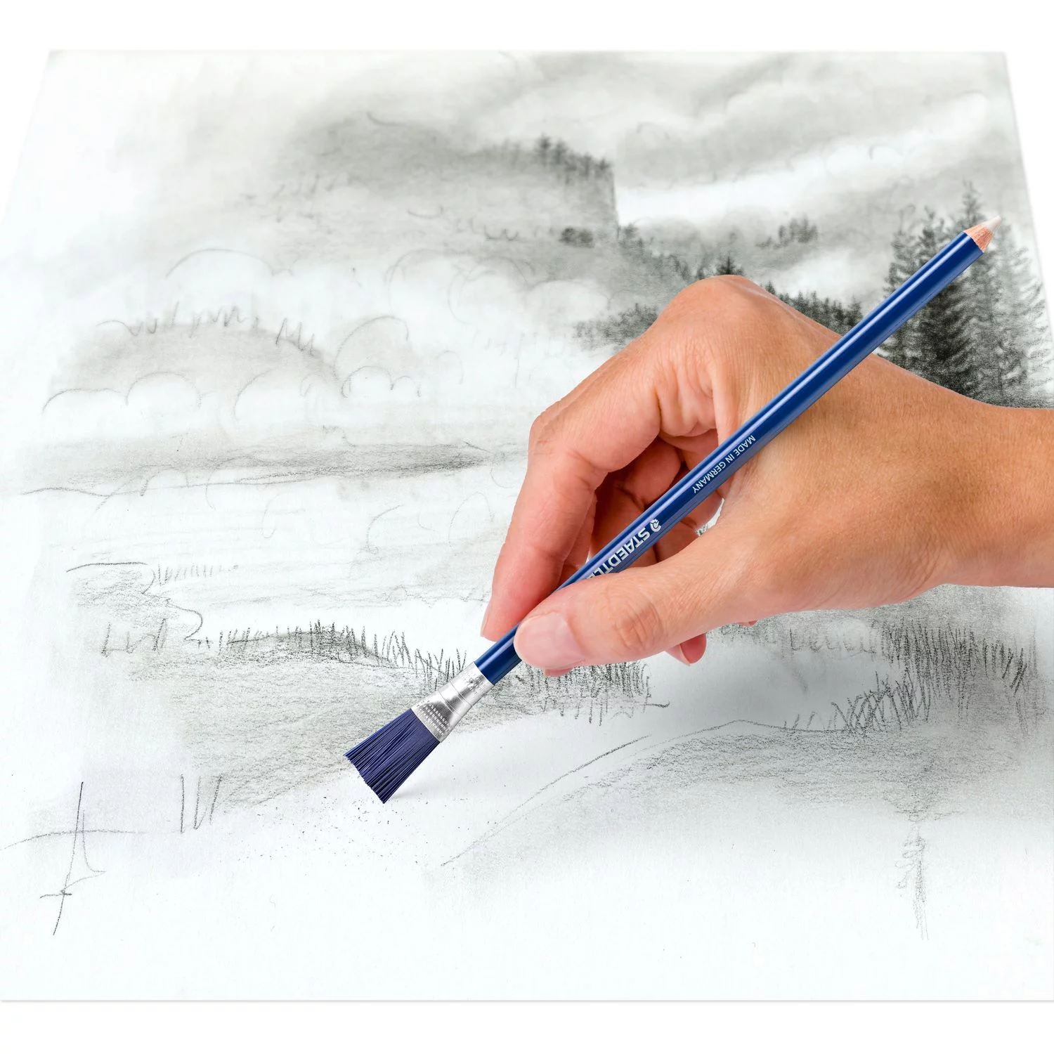 Staedtler Eraser Pencil with Brush - Wyndham Art Supplies