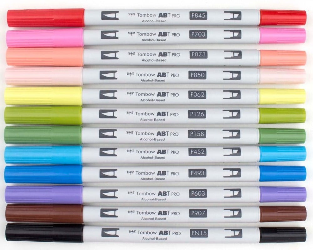 Tombow ABT PRO Dual Brush Pen, Single Markers 