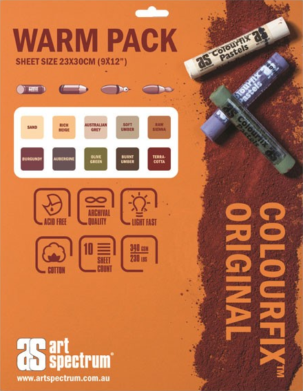 Colourfix Pastel Paper Packs - Wyndham Art Supplies