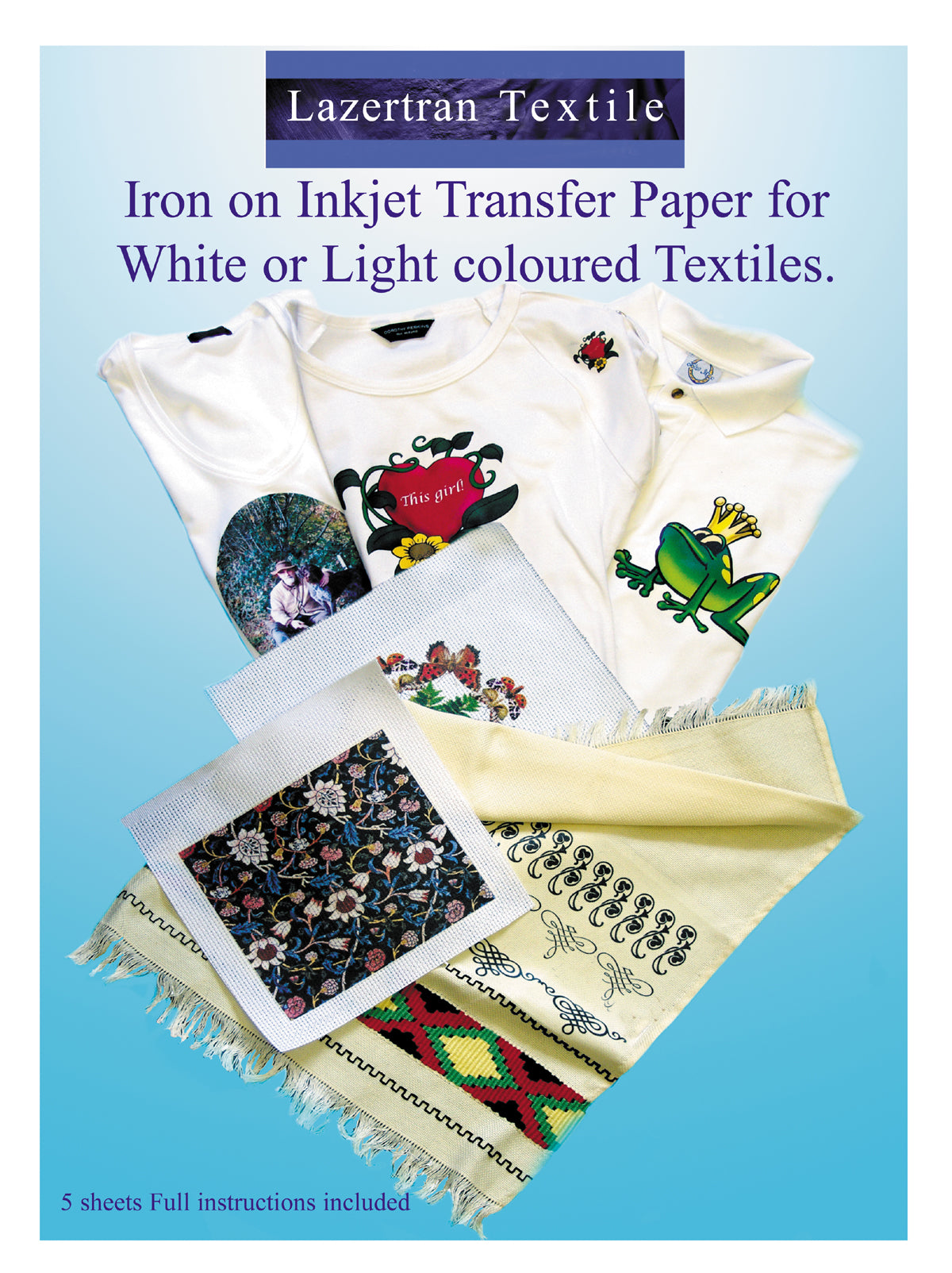 Lazertran Textile Paper - Wyndham Art Supplies