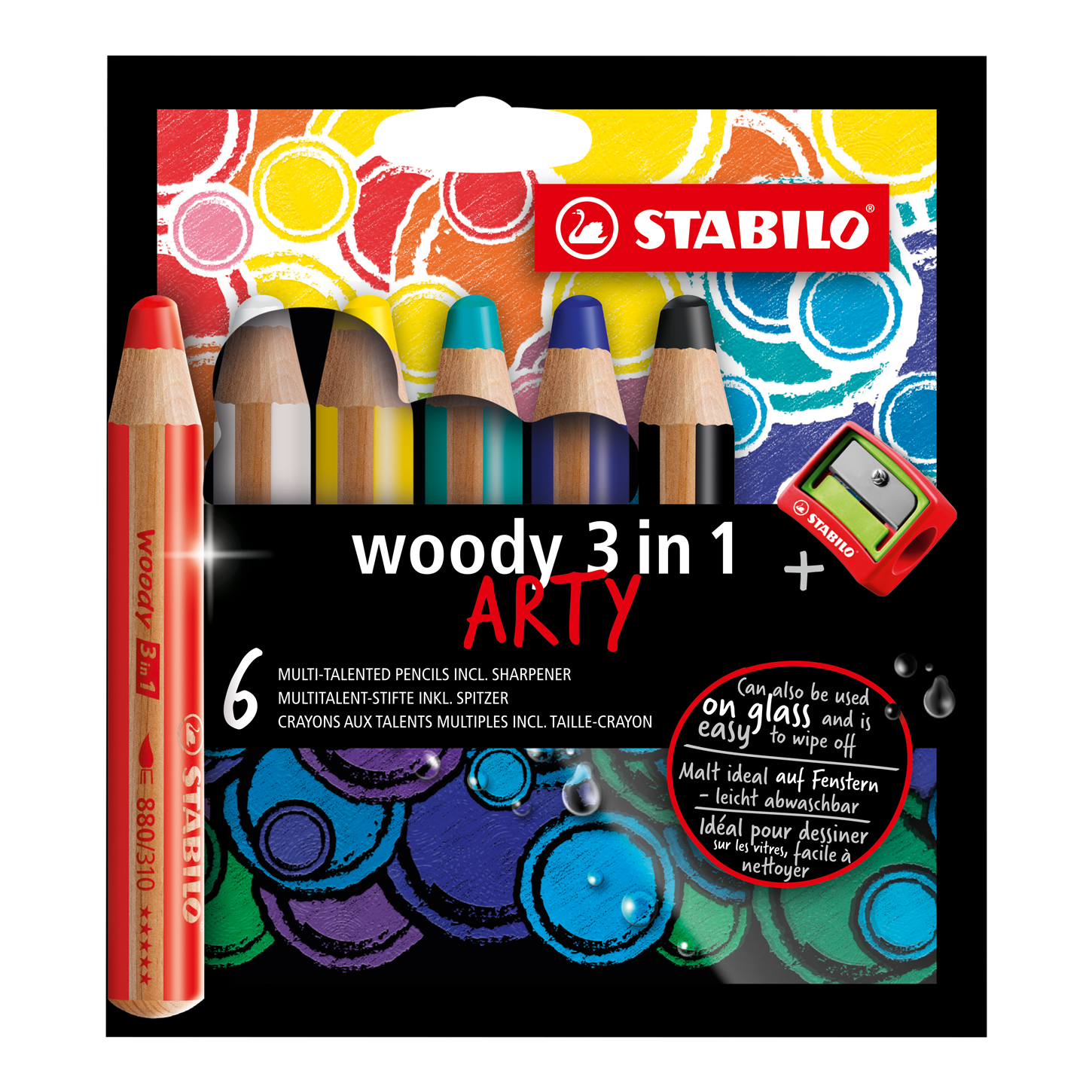 Stabilo Woody 3 in 1 Colored Pencil Sets
